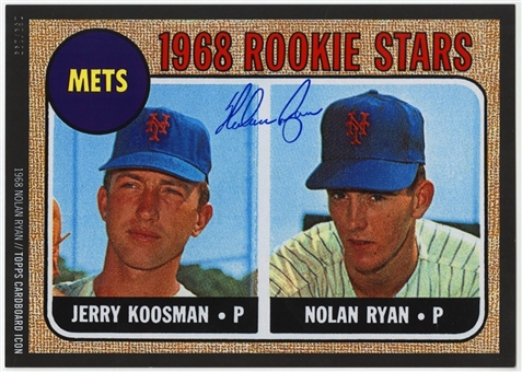 2015 Topps Cardboard Icon Nolan Ryan (1968-1994) 5" x 7" Signed Cards Complete Set (27 Pieces) - MLB Authenticated, Ryan Hologram